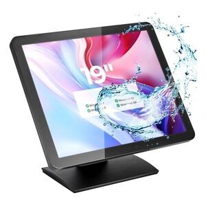 MUNBYN 19" POS Touchscreen Monitor 1280x1024‎ HDMI VGA Windows 10/11 Compatible